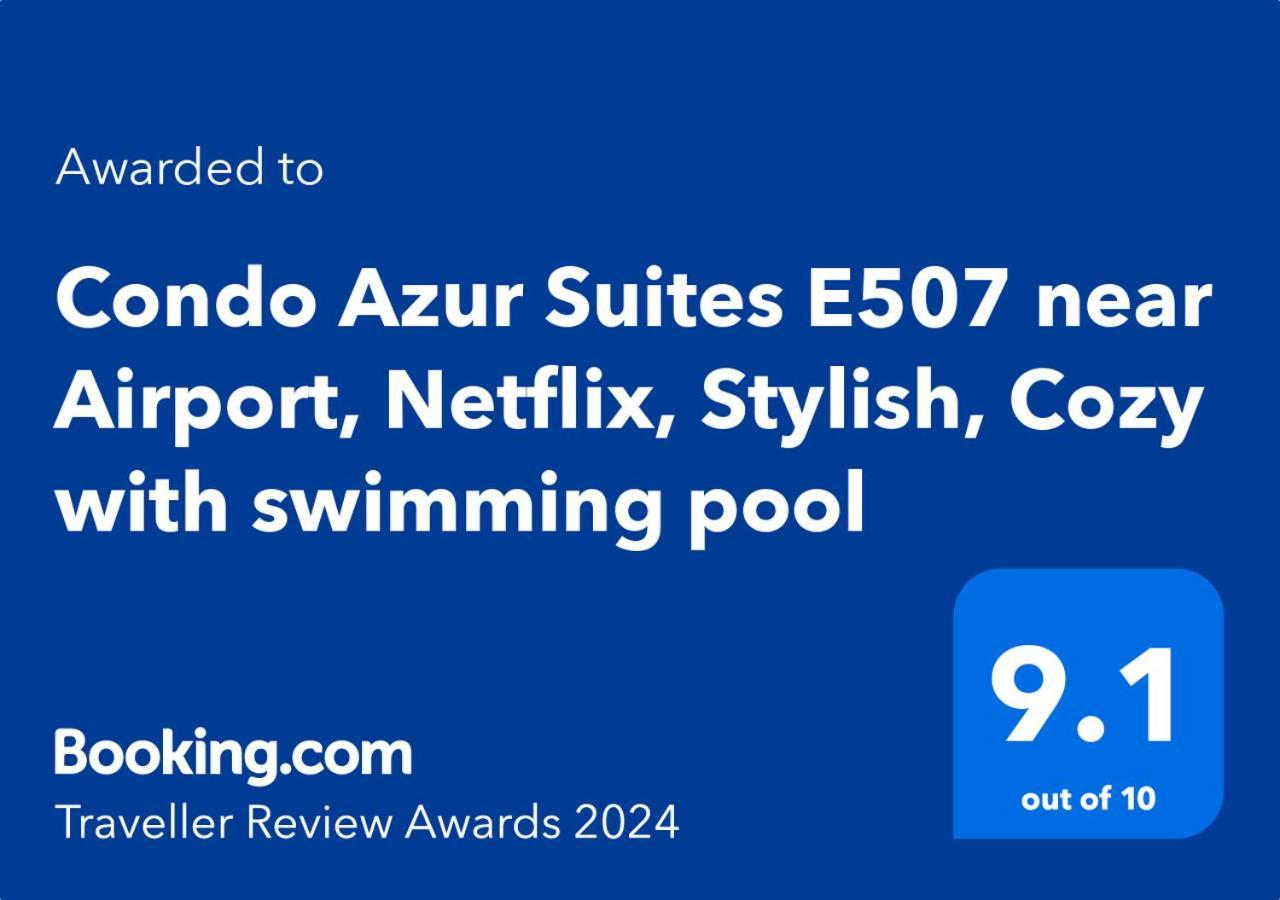 Condo Azur Suites E507 Near Airport, Netflix, Stylish, Cozy With Swimming Pool Đảo Mactan Ngoại thất bức ảnh