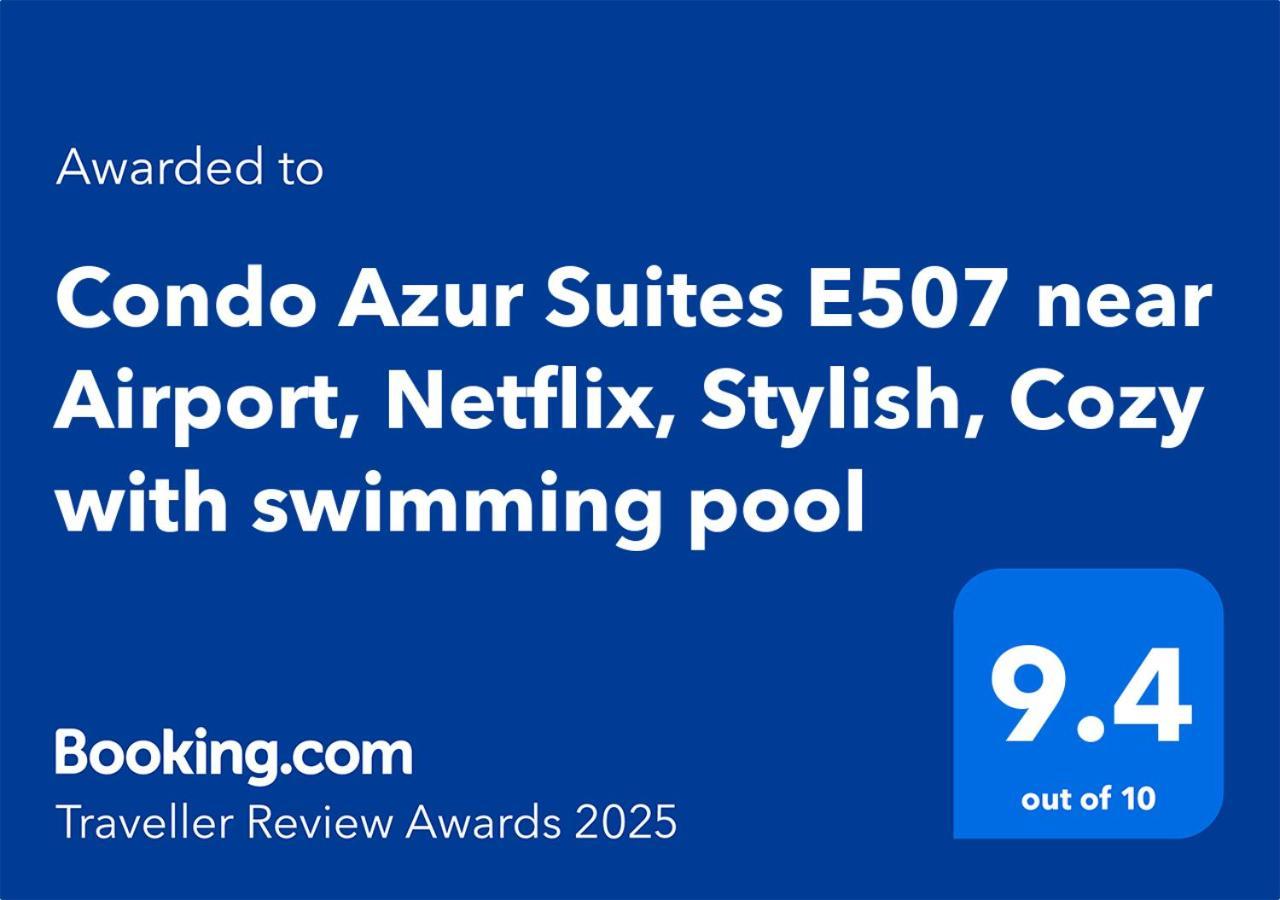 Condo Azur Suites E507 Near Airport, Netflix, Stylish, Cozy With Swimming Pool Đảo Mactan Ngoại thất bức ảnh